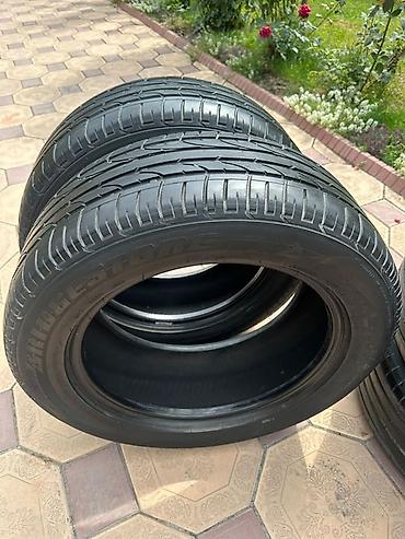 шины комплект: Шины 235 / 55 / R 17, Лето, Б/у, Комплект, Легковые, Bridgestone — 1