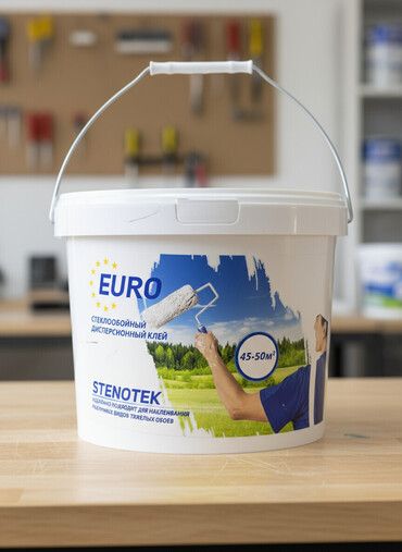 самоклеющиеся обои в рулонах цена: Клей EURO Stenotek предназначен для наклеивания различных видов