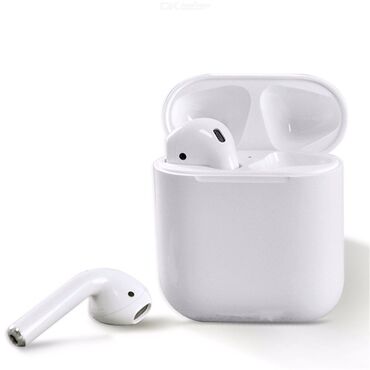 busqalter üçün silikon içlik: Yeni Airpods i12 rengde ses sensorla idareetme gozel gorunuslu