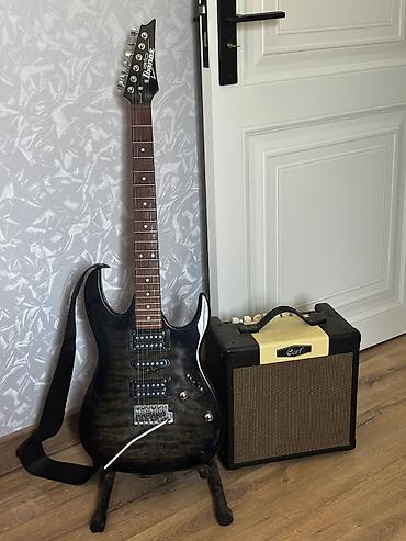 Gitaralar: * Marka: Ibanez * Tip: Elektro gitara * 3 pikap: H–S–H quruluşu — iki — 6