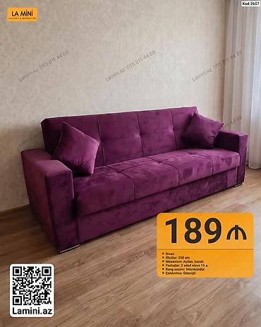 Divan – La Mini - Ölçü: 200 sm - Mexanizm: Açılan, bazalı (yataq lalafo.az -da Divan – La Mini - Ölçü: 200 sm - Mexanizm: Açılan, bazalı (yataq