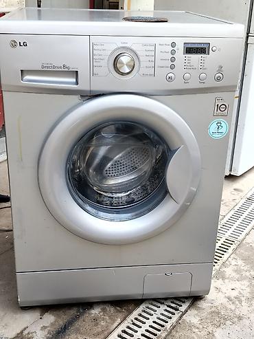 tikiw mawini: Paltaryuyan maşın LG, 8 kq, İşlənmiş, Avtomat, Qurutmasız, Kredit yoxdur, Ünvandan götürmə — 1