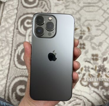 принеси старый телефон получи новый: IPhone 13 Pro, Колдонулган, 256 ГБ, Space Gray, 93 %