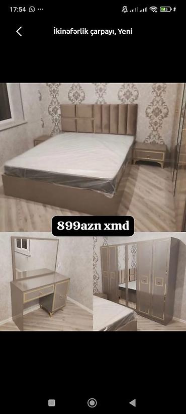 desti: Yataq otağı dəsti – ikinəfərlik çarpayı, dolab, tualet masası və — 1