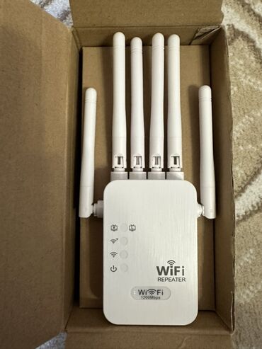 aztelekom simsiz internet: Wi‑Fi Repeater (1200 Mbps) – siqnal gücləndirici Xüsusiyyətlər: -