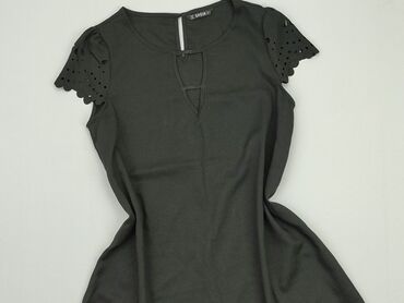 czarna sukienki rozkloszowana: Sukienka, S, Shein, stan - Bardzo dobry