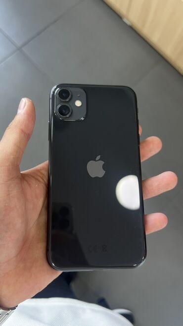 внешний жесткий диск ремонт: IPhone 11, Колдонулган, 128 ГБ, Кара, 75 %