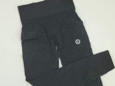 białe legginsy sportowe: Leggings, S (EU 36), condition - Good