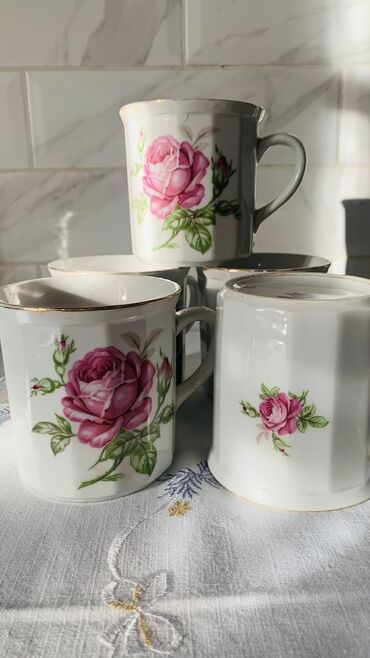 Наборы посуды: ❄️❄️Набор для напитков цитриновое стекло 10 стаканов кувшин — 11