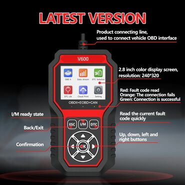 Alati za automobile: NOVO - V600 OBDII+EOBD+CAN Auto Dijagnostika V600 Ugrađena biblioteka — 10