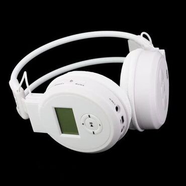 аудиокабель: Наушники MJ-168 Hi-Fi MP3 FM - белые. Воспроизведение и