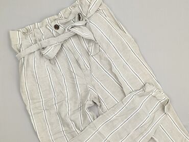 spodnie jogger damskie z łańcuszkiem: H&M L.O.G.G., Material trousers for women, size L (EU 40)