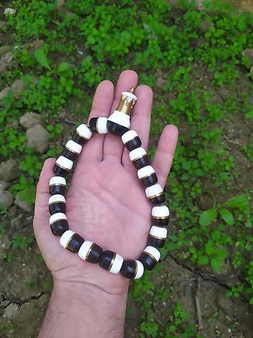 Təsbehlər: Material və qiymət müxtəlifdir. - Material: tünd qəhvəyi təbii — 5