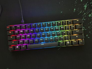 гравировка клавиатуры ноутбука: Механическая клавиатура HyperX Alloy Origins 60 Состояние новое (open