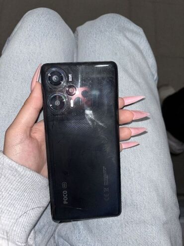 Poco: Poco F5, 256 GB, rəng - Qara, Zəmanət, Sensor, Barmaq izi
