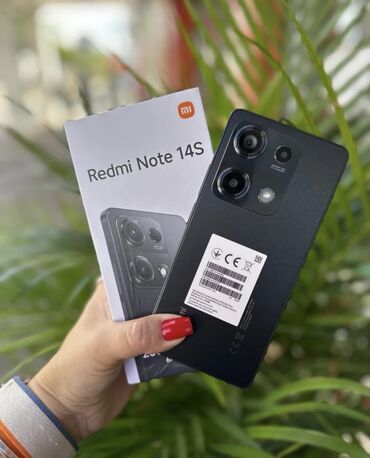 Xiaomi: Xiaomi Redmi Note 14, 256 GB, rəng - Qara, 
 Zəmanət, Sensor, Barmaq izi