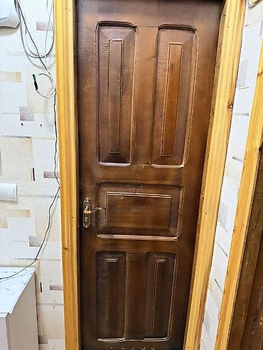 qapi taxta: Taxta otaq qapıları dəsti - Material: tam ağac (taxta), klassik — 2