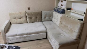 Kreslolar: Künc divan, İşlənmiş, Açılan, Bazasız, Vеlur parça, Ödənişli çatdırılma