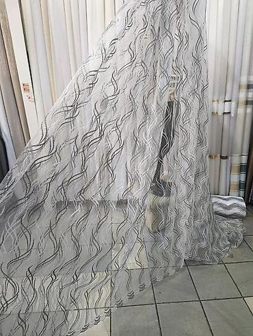 Zavese i draperije: Zavese od tila sa bogatim vezom – više dezena - Materijal: proziran — 24