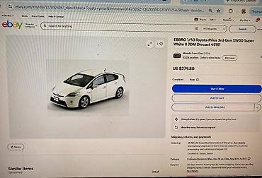r16 prius: Toyota, 2009 il, 1:43, Dəmir, Ödənişli çatdırılma — 8