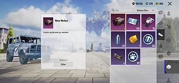 Playstation: * 62 level * 855 UC * 88 silah skini * 10 upgrade (yüksəldilə bilən) — 9