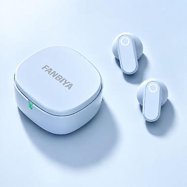 dji mic mini 2: Беспроводные наушники FANBIYA с зарядным кейсом - Форм-фактор: TWS — 3