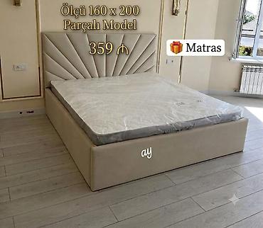 manej kravat: Yeni, İkinəfərlik çarpayı, Bazasız, Matras ilə, Siyirməsiz — 1