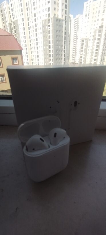 Dinamiklər və kolonkalar: İşlənmiş Simsiz (Bluetooth) Qulaqcıqlar, Apple, rəng - Ağ