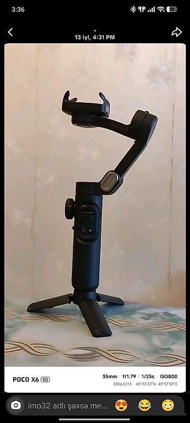 hohem isteady m6 gimball: Smartfon üçün 3 oxlu stabilizator (gimbal) - Yüngül və kompakt — 3