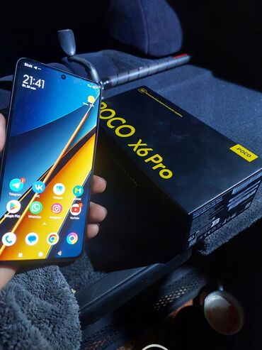 мониторы поддержка 3d: Poco X6 Pro 5G, Колдонулган, 512 ГБ, түсү - Кара, 2 SIM