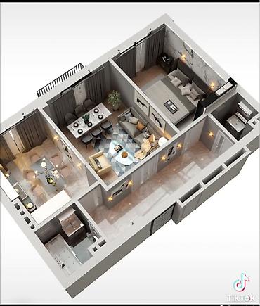цены на недвижимость бишкек: 2 комнаты, 60 м², Элитка, 4 этаж, ПСО (под самоотделку) — 9