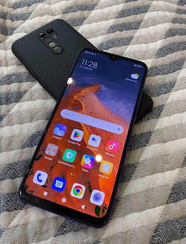 Xiaomi: Xiaomi Redmi 9, 64 GB, rəng - Boz, 
 Barmaq izi