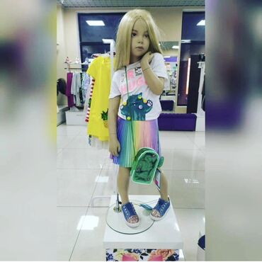 Платья: Детское платье, цвет - Розовый, Б/у — 16