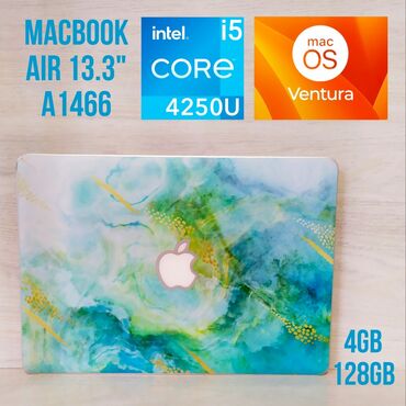 macbook air бишкек: Ультрабук, Apple, Intel Core i5, 13.3 ", Б/у, Для несложных задач, память SSD