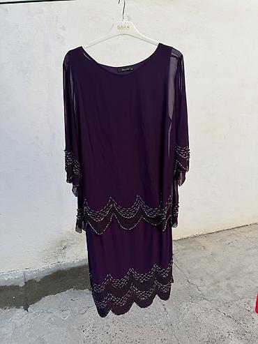 8 element parfüm: Bənövşəyi rəngdə zərif ziyafət donu 1 dəfə geyinilibdi. X-lady dən — 1