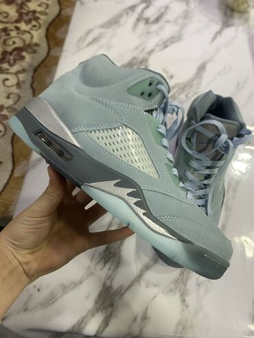 спортивные костюмы для девочек: Мужские кроссовки, 42.5, Air Jordan, Новый, цвет - Голубой, Самовывоз