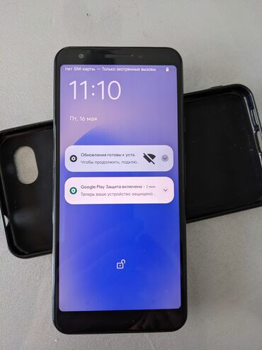 Google: Google Pixel 3A, Б/у, 64 ГБ, цвет - Черный, eSIM