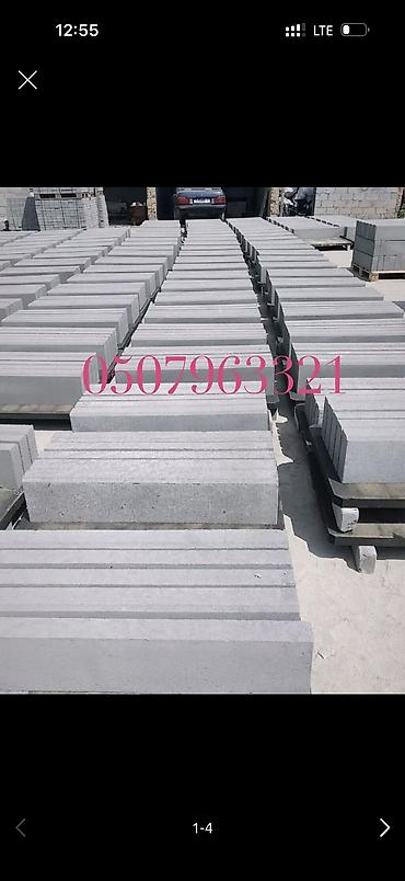 Дорожные бордюры: Дорожный бордюр, Прессованный, Бетонный, Новый — 3