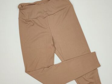 skórzane legginsy: Legginsy damskie, M