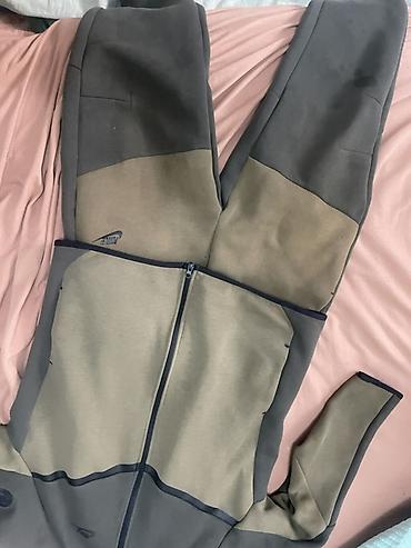 деми куртки мужские: Спортивный костюм Nike Tech Fleece (верх + брюки), двухцветный — 1