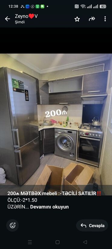xar tut agaci satilir: *200₼ MƏTBƏX mebeli :-TƏCİLİ SATILIR*‼️ ÖLÇÜ:-2*1.50 ÜZƏRİNDƏ