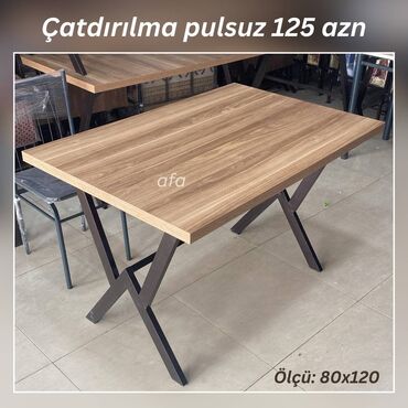 Divan və masa dəstləri: Restoran, kafe, bağ, mətbəx və s üçün masa Qiymət 125 azn Masa ölçü