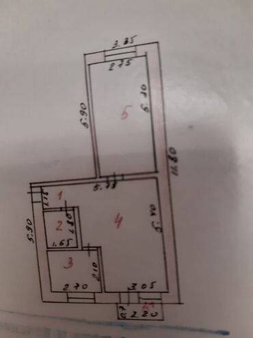 продаю старый дом: 2 комнаты, 44 м², Хрущевка, 3 этаж, Старый ремонт