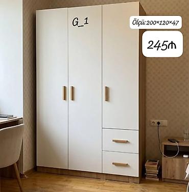Dolablar: G_1 model paltar şkafı - Ölçü: 200×120×47 sm (şəkildə göstərilib) - — 1