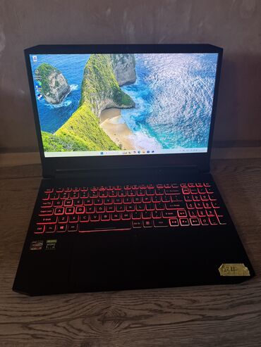 продажа игровых ноутбуков: Ноутбук, Acer, 16 ГБ ОЭТ, AMD Ryzen 7, 15.6 ", Колдонулган, Жумуш, окуу үчүн, эс тутум SSD