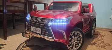 Uşaq üçün elektrik maşınları: Uşaqlar üçün elektrikli mini avtomobil – Lexus LX 570 replikası salam — 8