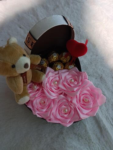 Konditorski proizvodi, slatkiši: Ručno izrađene slatke korpe/torte od čokoladica – idealne za — 26