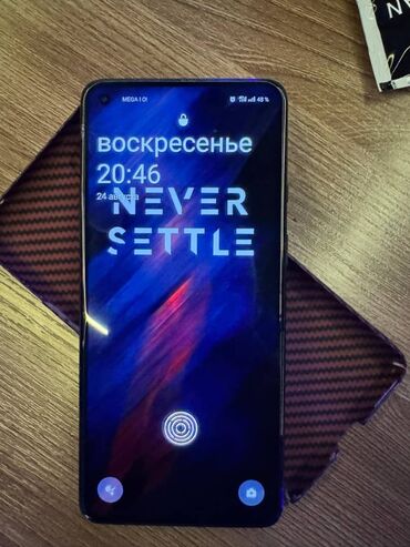 тилифоны: OnePlus 9R, Б/у, 128 ГБ, цвет - Черный, 2 SIM