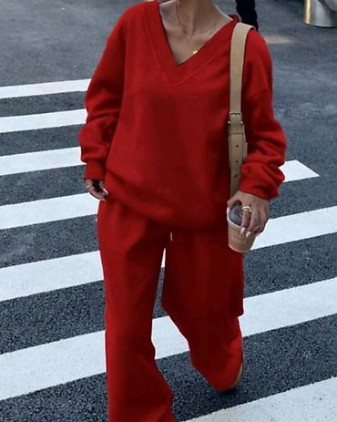 povoljne trenerke: Trenerke oversize modeli materijal ACG (pamuk likra) prolece — 5