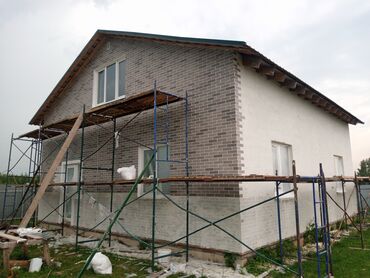 Fasad işləri: AMK FASAD HƏM SƏRFƏLİ HƏM KEYFİYYƏTLİ.Ev üçün üzlük materialı, kərpic — 22